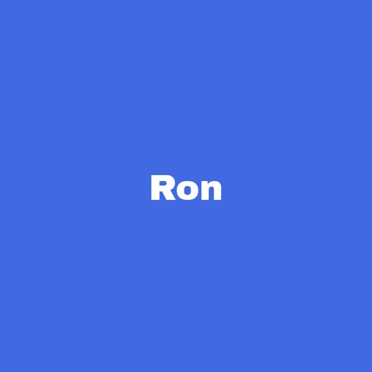 Ron – ik wil geen nieuwe restaurants meer – Blaauw